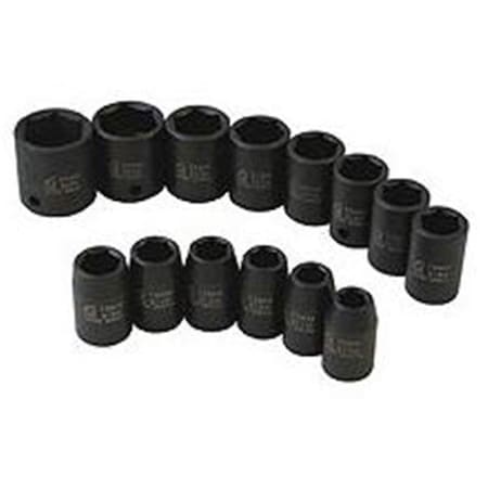 Gourmetgalley 2652 14Pc 1/2 Drive Metric Standard Socket Set 10-27mm GO67908